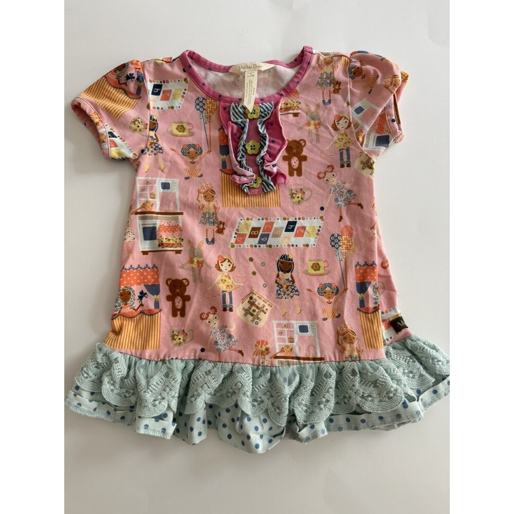 Matilda Jane Girls Puppet Show Tunic Size 4